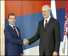 Russia confirms support for Serbia