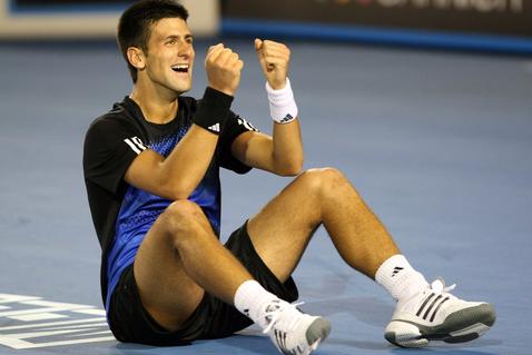 Djokovic battles to Aussie title