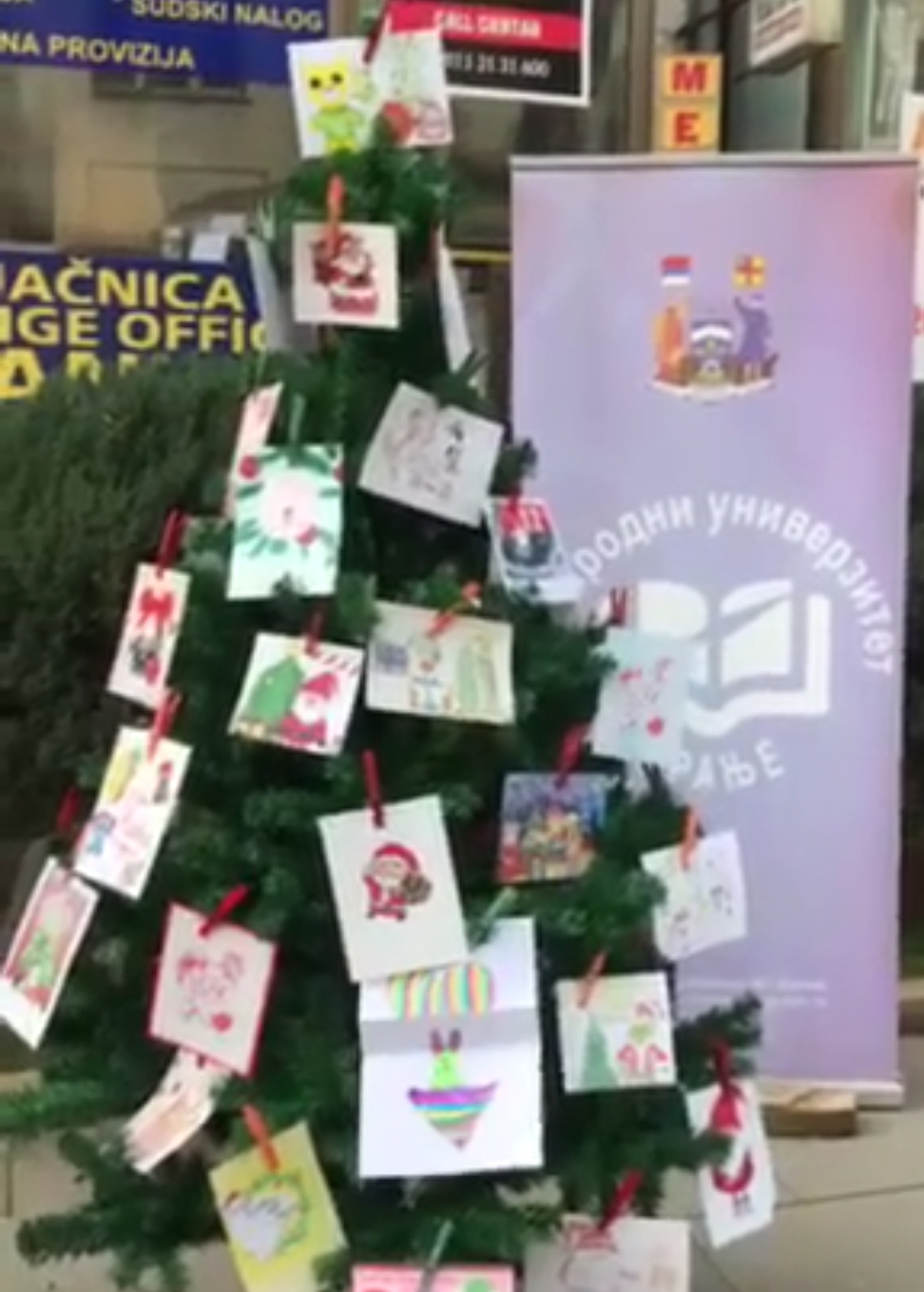 Unikatne čestitke na stazi Deda Mraza u Vranju 