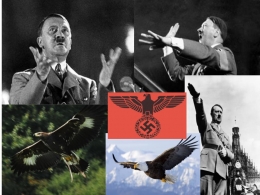 Узлет орла као супериорне птице злоупотребљен  као нацистички поздрав хитлерових ‘’надљуди‘’ -  беле расе потомака расиста